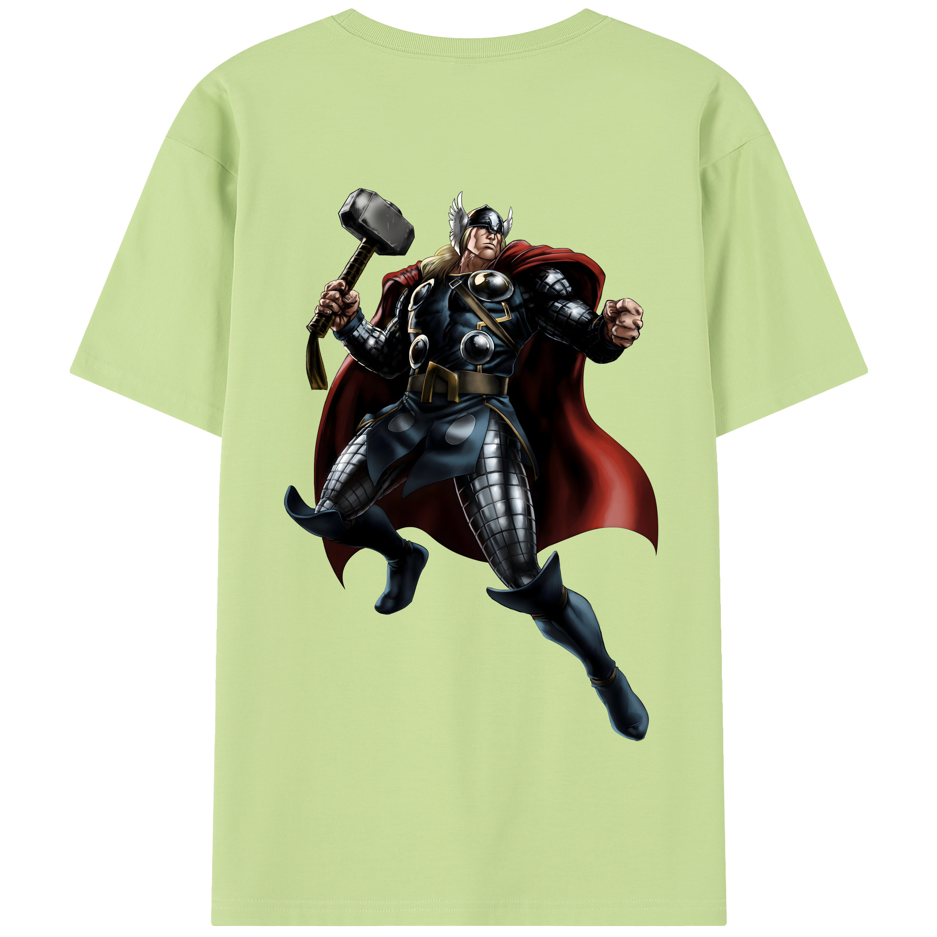 （画像用） アベンジャーズ The Avengers 綿100％半袖Tシャツ（背面プリント）